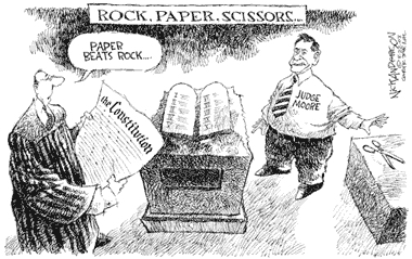 "Rock, Paper, Scissors. Paper Beats Rock..."