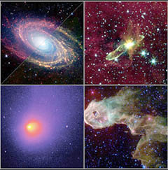 Spitzer space images