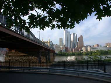 Under Smithfield Street Bridge