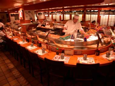The Sushi Boat sushi bar