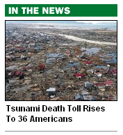 Tsunami Death Toll Rises to 36 Americans