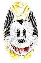 Fingerprint Micky Mouse