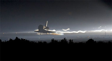 June 21, 2011: Just before sunrise, the space shuttle Atlantis made its final landing, putting to bed the 30-year U.S. shuttle program.